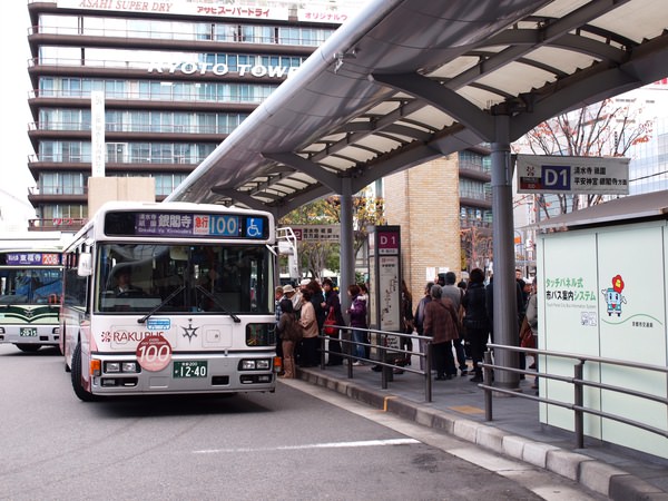 在京都要到各景點要搭公車比較方便
